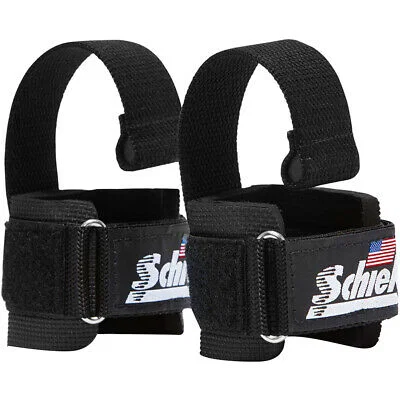 Schiek Model 1000DLS - Dowel Lifting Straps with Wrist Support