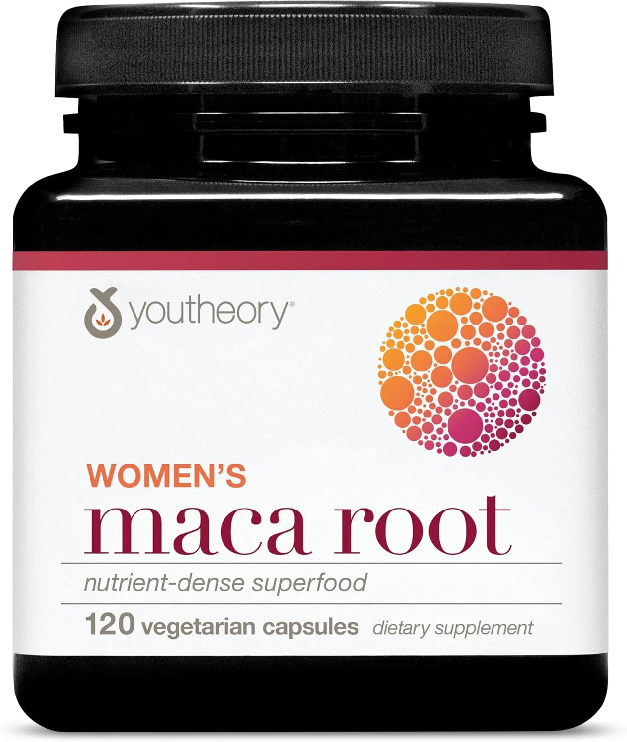 Youtheory Women's Maca Root - Vegan Energy, Menopause & Libido Support Supplement with Peruvian Ginseng